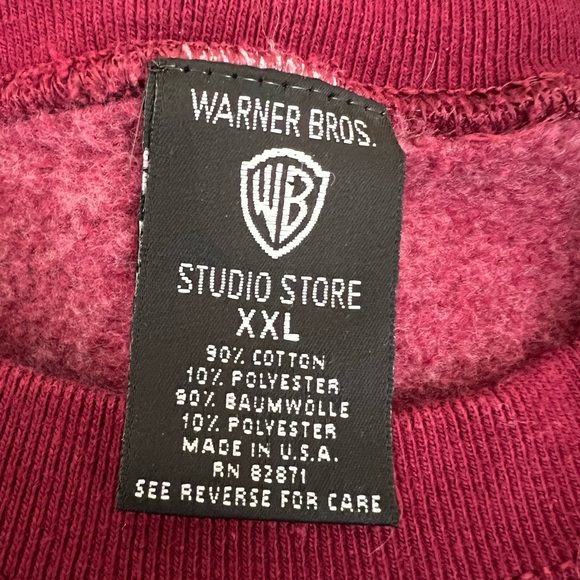 💥2/$15 Vintage 90’s Warner Brothers Tweety red Tweety bird sweatshirt size XXL - Picture 5 of 8
